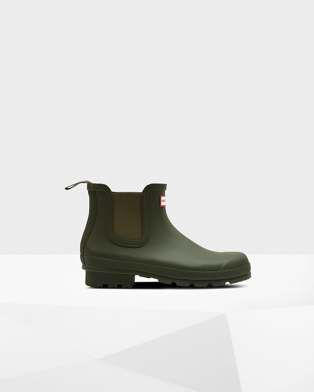 Men Hunter Original | Chelsea Boots Dark Olive | NZ-25167-PUJX